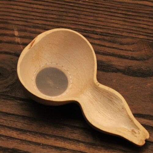 Creative Original Handicrafted Calabash Tea Filter Primitive Ecologic Kungfu Tea Strainer Creative Retro Kung-fu Tea Accessories