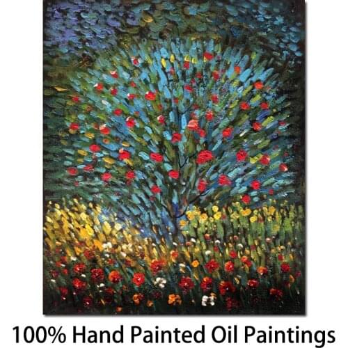 Best Art Reproduction Apple Tree by Gustav Klimt Paintings for sale hand painted High quality