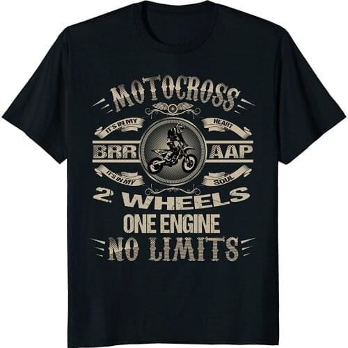 Fashion Men T Shirt Free Shipping Motocross Dirt Track Racer T-Shirt, Dirt Biker Racer Gift Summer T-shirt
