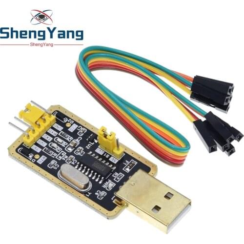1PCS ShengYang CH340 module instead of PL2303 , CH340G RS232 to TTL module upgrade USB to serial port in nine Brush small plates