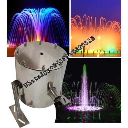 Small Swimming Pool Led Jumping Flowing Pool Laminar Jets Water Fountain For Garden Yard