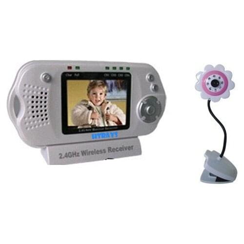 New Arrival 2.4Ghz Wireless baby monitor, flower camera ,2.5 inch LCD Screen for your baby