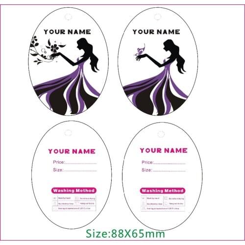 Print Special shape clothes tags ,custom your logo on tags 500pcs 300gsm Paper ,free shipping free design Y3