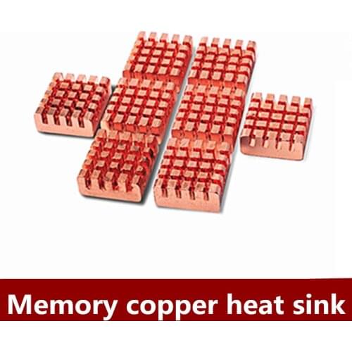 Video Memory Heat Sink South Bridge North Bridge Heat Sink Radiator Pure Copper Material 8 Pieces free shipping