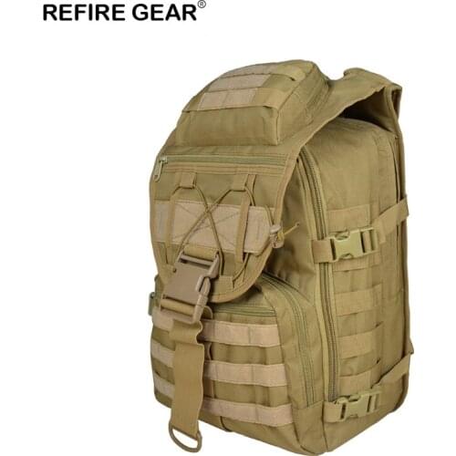 Refire Gear Outdoor Backpack Men Camouflage Laptop Bags Waterproof Travel Backpack 40L Hiking Climbing Fishing Knapsack