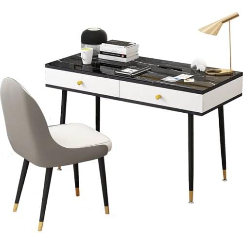 TT Desk Simple Modern Home Desktop Computer Desk Nordic Instagram Style Study and Bedroom Desk Writing Desk