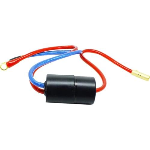 Universal 40 Amp Car Audio Engine Noise Filter Amplifier Easy to Install, Black