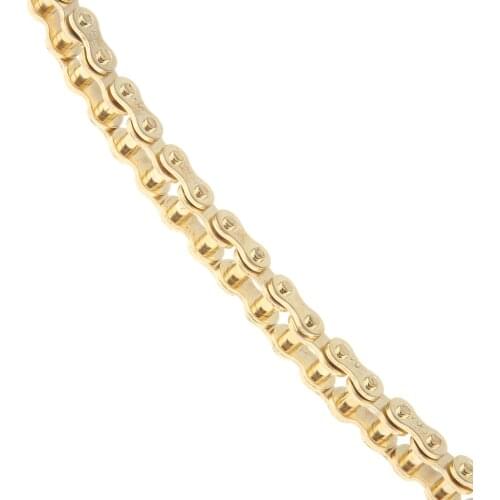 High Quality Alloy 25H 144 Link Chain Spare Master Link for 47cc 49cc Mini Pocket Dirt Bike ATV Minimoto Gold