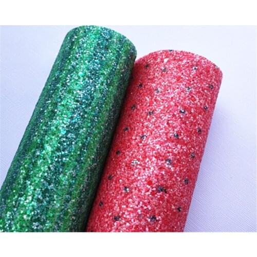 19*30cm Glitter Leather Sheets Chunky solid Glitter Faux Leather Wedding Handmade Decor hair bow DIY material BHY1150