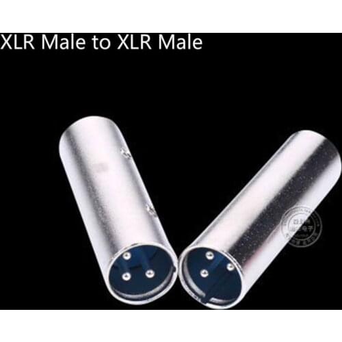 2021 XLR Converter 3 Pin XLR Male To Male Connector Adapter For Camcorder DMX Signal Light Application MICROPHONE HIFI Audio DIY