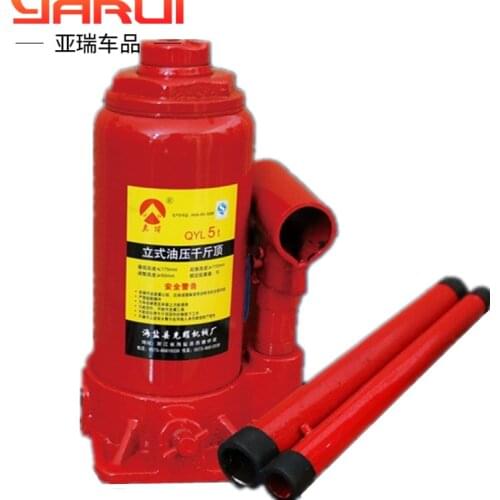 Vehicle-mounted 5T5-ton hand operated golden top SUV cross country tire changing tool automobile hydraulic jack car