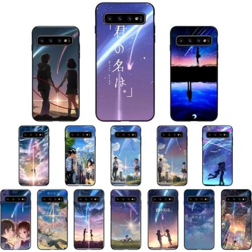 Japanese Anime Your Name Kimi no Na wa Phone Case For Samsung Galaxy S10E S20 Ultra S10 S21 S7 S8 S9 Plus S21Plus S20FE