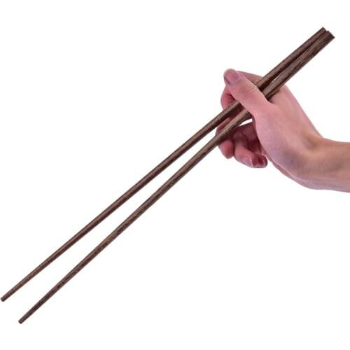 1 pair Super Long Chopsticks Wooden Chopsticks Cook Noodles Deep Fried Hot Pot Chinese Style Food Sticks Kitchen Tools