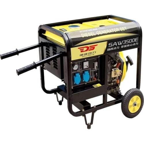 3KW diesel generator set manufacturer flood prevention wheel vehicle spare 3 kilowatts modified on-board common generator