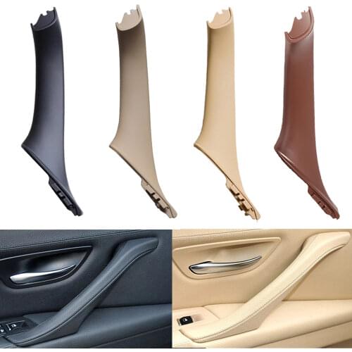 For BMW 5 series F10 F11 gray Beige Black Car left right inside Interior Handle Inner Door Panel Pull Trim Cover