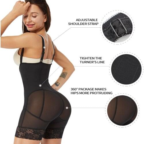 Body Shaper Butt Lifter Corset for Slimming Corrective Underwear Open Crotch Cincher Modeling Strap Waist Trainer Shapewear