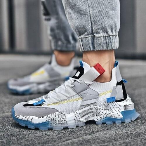 Men Casual Shoes New Hot Sale High Quality Walking Shoes Mens Fashion Sneaker Mens Damping Non-slip Shoes Men Vulcanize Shoes