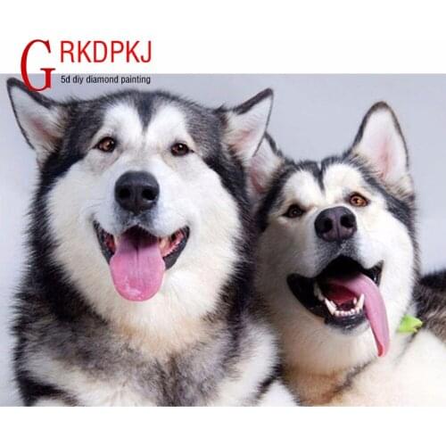 New,3D Diamond Painting,Cross Stitch,Cartoon,5D,DIY,Diamond Embroidery,3D,Full Round,Moasic,Home Decor,Animals,Pig,fox,Dogs,Cat