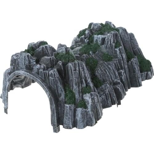 Plastic Rockery Tunnel Track Train Slot Railway Accessories Toy Diecasts Toy Vehicles