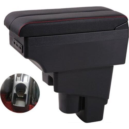 For Honda fit jazz armrest box central content box interior Armrests Storage car-styling accessories part with USB