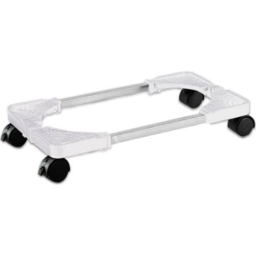 Mobile CPU Stand Adjustable Computer Tower Stand with 4 Caster Wheels Fits Most