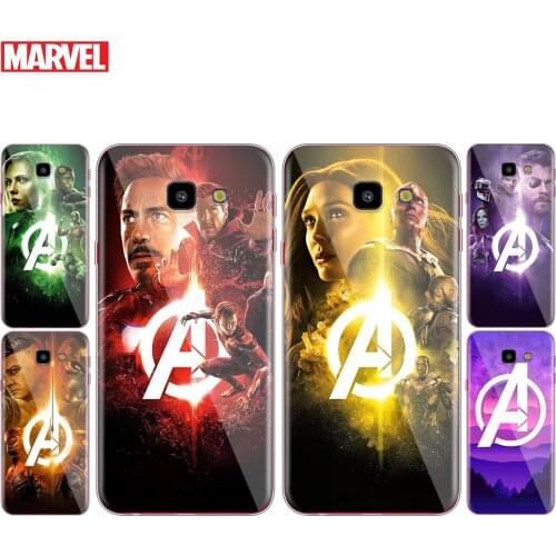 Transparent Cover Marvel Avengers Hero Cool For Samsung Galaxy J8 J7 J6 J5 J4 J3 J2 Duo Prime Plus Core 2018 Phone Case