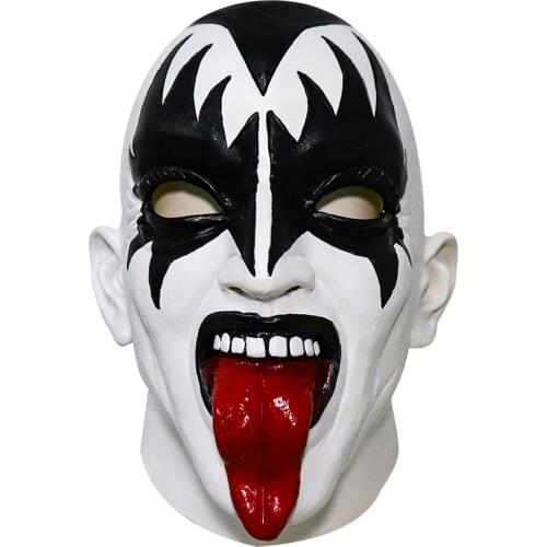 Deluxe Adult Overhead The Demon Mask Halloween Costume Cosplay Props Adult Latex Masks ASD88
