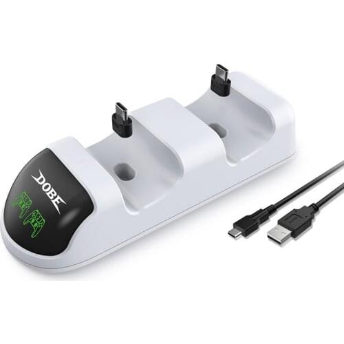 Fast Charger For PS5 Controller Fast Charging Station For Sony Playstation 5 Controller With LED Light Indicator