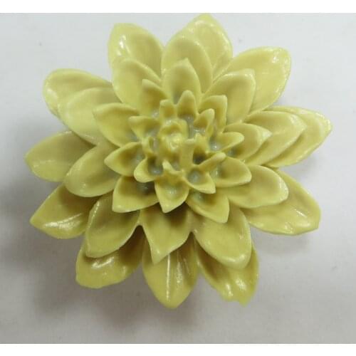 3D Dahlia Flowers Shape Silicone Mold Cake Chocolate Candle Soap Mould DIY Aromatherarpy Household Decoration Craft Tools