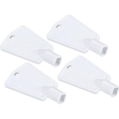 4 Pcs Freezer Door Key 297147700 Replaces AP4301346 PS1991481 216388700 Fit for Frigidaire Kenmore Electrolux Gibson Kelvinator