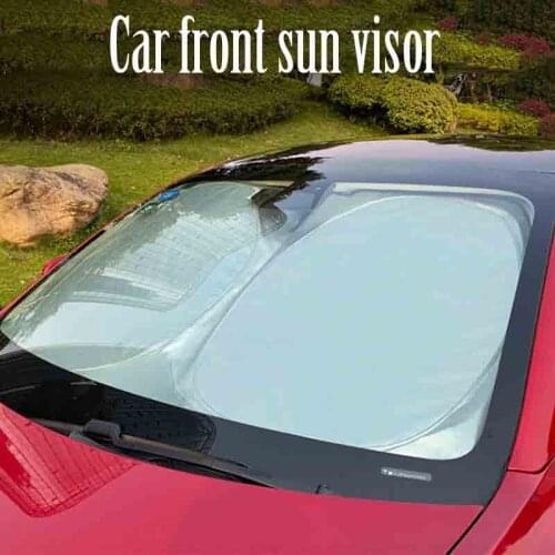 Car Sunshade Sun Shade Windshield Visor Cover For Tesla Model Y 2019 2020 Front Window Protection Shield Protection