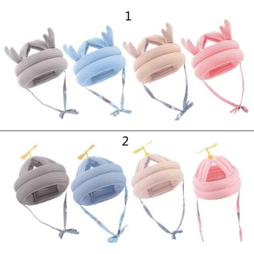 Baby Toddler Cap Anti-collision Protective Hat Baby Safety Helmet Adjustable R7RB