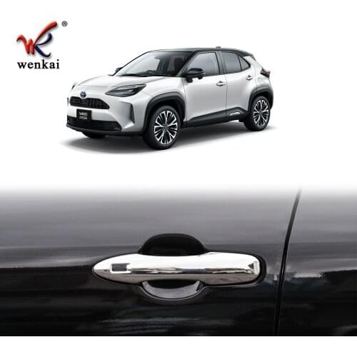 For 2020 2021 Toyota Yaris Cross Car Accessories Sticker Door Handle Protector Cover Sticker ABS Chrome