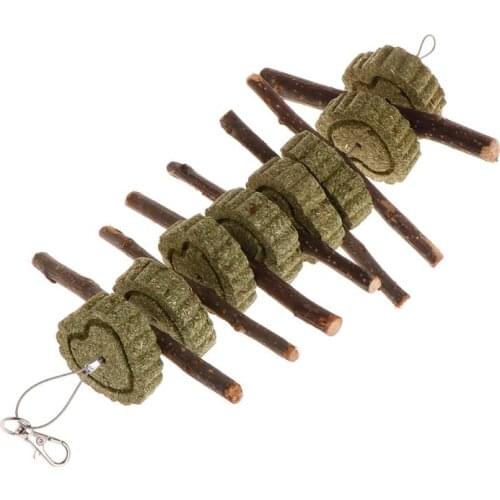 Pet Toy Tree Teeth Grinding Grass Natural Hamster Rabbit Chinchilla Small Animal Supplies Hanging Cage