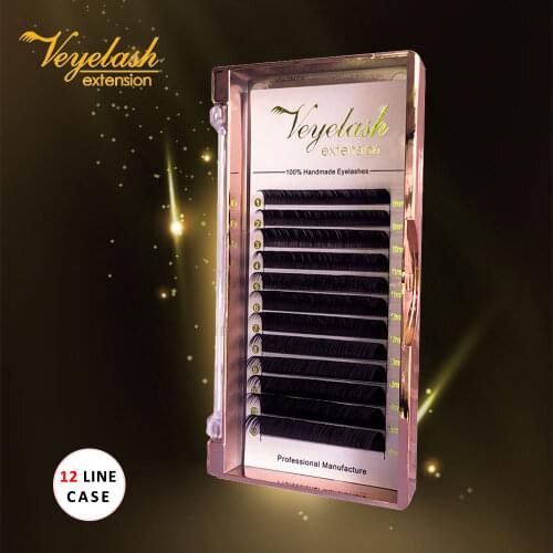 Individual Eyelash Extension Silk Lashes Custom Your Logo High quality soft eyelash extension False eyelash