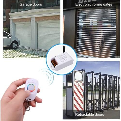 KEBIDU 1 CH 1-Button 433MHz RF Wireless Remote Control With 12V 48V RF Wireless Smart Switch For Light Lamp