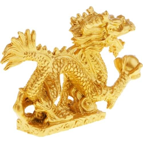Chinese Feng Shui Dragon Statue Sculpture Attract Wealth & Good Luck Gift Animal Ornament Home Furnishings Wealth & Luck Gifts