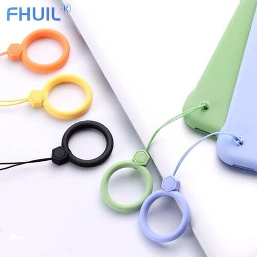 Cute Finger Ring Straps Hand Lanyard for mobile phone ID cord key strap usb flash drive string phone ring lanyard bulk