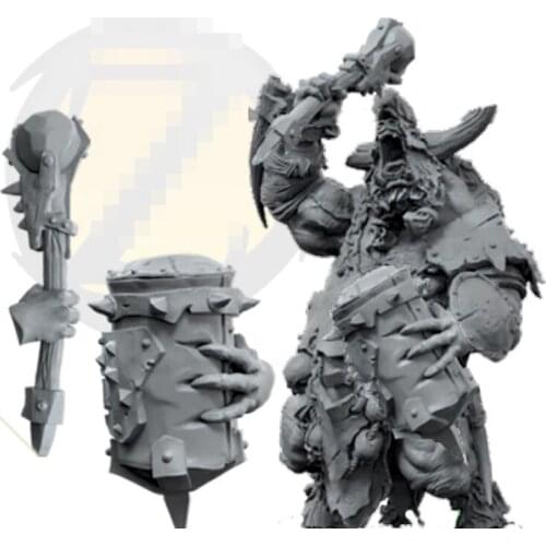 55mm Scale Unpainted Resin Figure Minotaur
