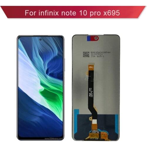 New LCD Screen For Infinix Note 10 pro X695 LCD Display And Touch Digitizer Assembly Replacement Phone Parts