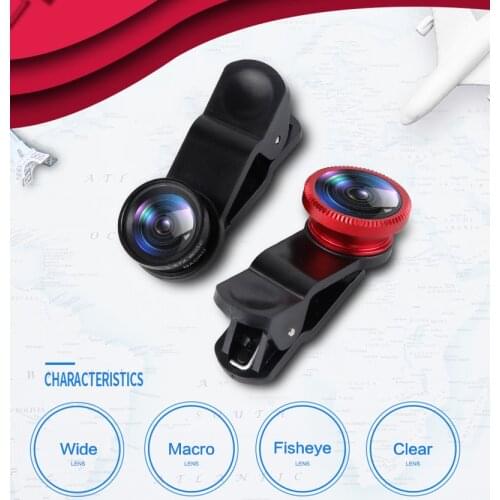 Phone Lens, Fisheye Lens, 0.67x Wide Angle Zoom Lens, Macro Lens