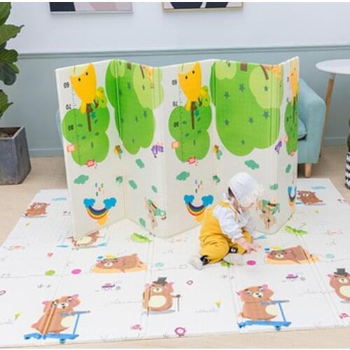 Educational XPE Puzzle Mat for Kids Foldable Baby Play Mat Childrens Carpet Nursery Climbing Pad Rug Activities Games Toys