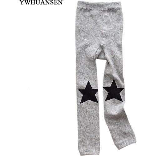 YWHUANSEN Autumn Winter Leggings For Girls Cotton Pants For Boys Clothes For Girl Cute Cartoon Legging Infantil Para Menina Kids