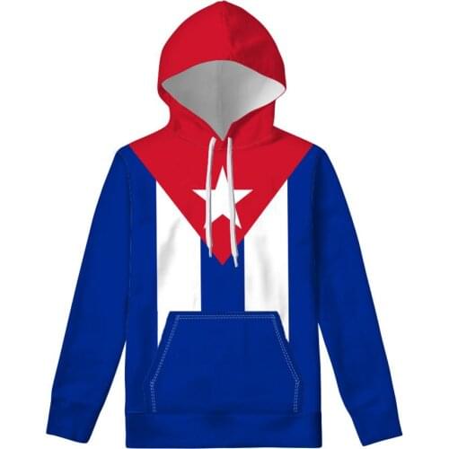 CUBA pullover diy custom made name number sweatshirt nation flags spanish country cu Ernesto Guevara print photo cuban clothing