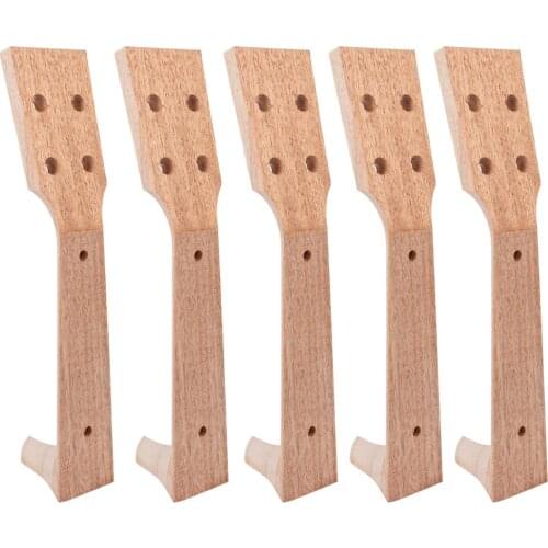 Soprano Ukulele Neck for 21 Inch Ukelele Uke Hawaii Guitar Parts Luthier Diy Pack of 5
