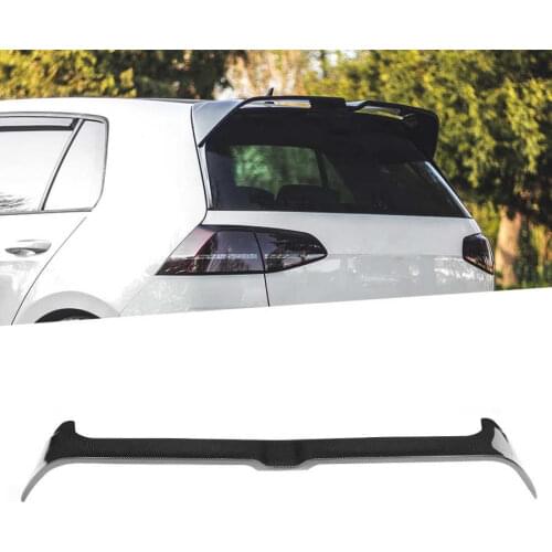 Rear Roof Spoiler Look Car Refitting Carbon Fiber Fit for MK7/7.5 R 2013 2014 2015 2016-2020 ABS Plastic