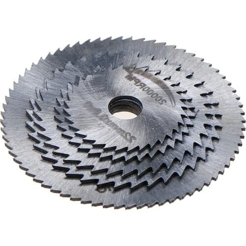 6pcs/set Mini Circular Saw Blade Set Cutting Disc Rotary Drill Tool Accessories for Wood Aluminum Cutting Tool Parts Saw Blade