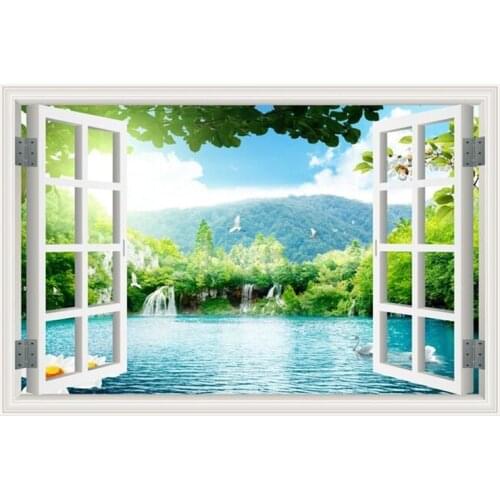 DIY diamond painting mosaic Cross stitch square diamond embroidery home decoration needlework Seascape window