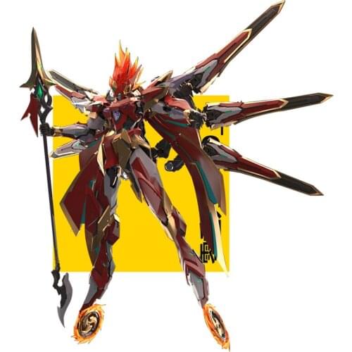 Free Shipping New Zero Gravity 1/100 Blood Blade Nuzar Alloy Nuzar Action Figure Vaisravana Mechanica METAL BUILD In Stock
