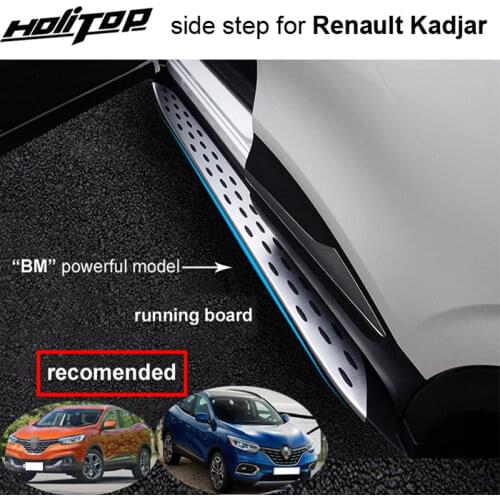 "BM" powerful side step nerf bar running boards for Renault Kadjar,upgraded appearance,loading 300kg,quality supplier 5 years